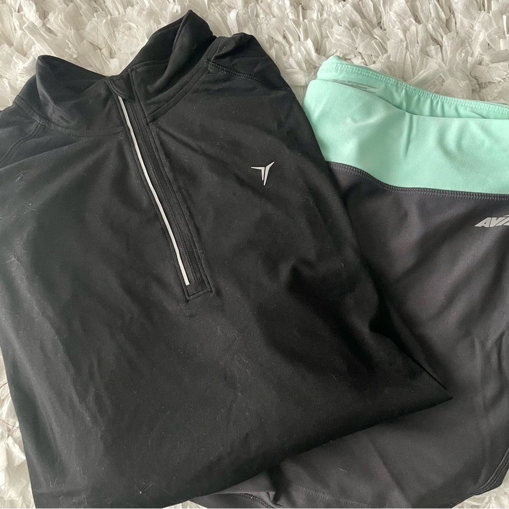 Gray and Mint Athletic Shorts
